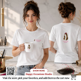 Café Taza elegante para estilistas de cabello minimalis