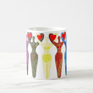 Café Taza elemental de la hermandad de las diosas