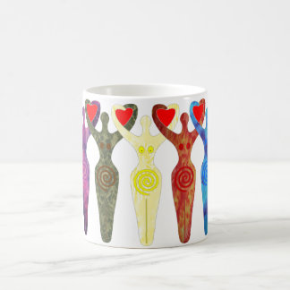 Café Taza elemental de la hermandad de las diosas