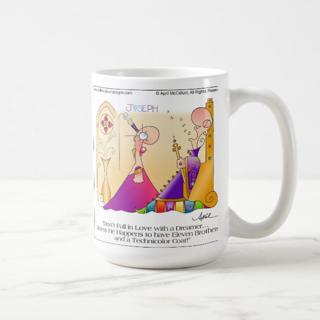 Café Taza en abril McCallum del dibujo animado de los (Derecha)