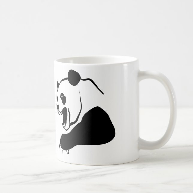 Café taza enojada de la panda (Derecha)