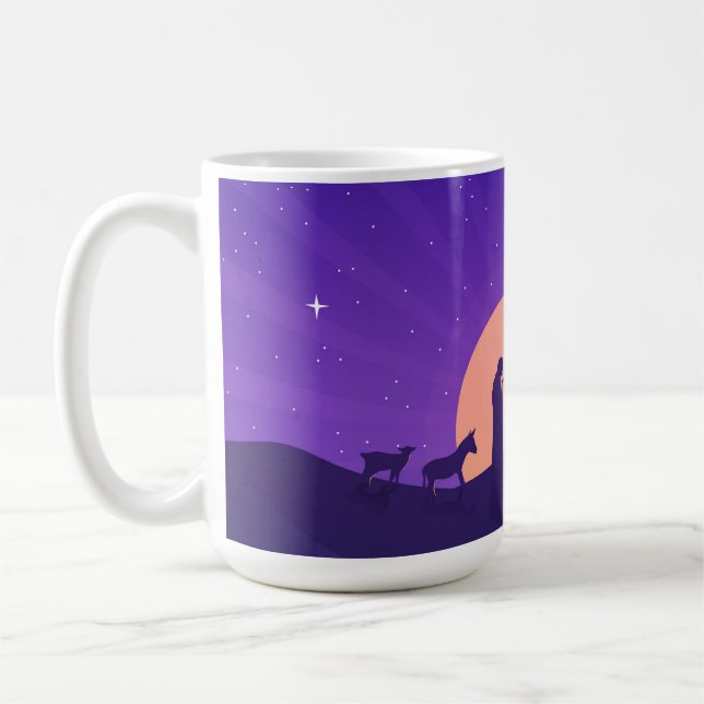 Café Taza Escena de la Natividad (Izquierda)