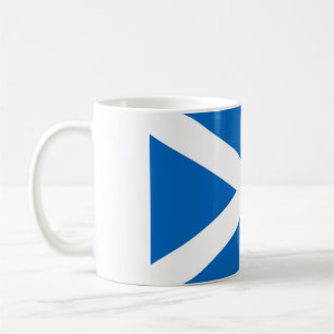 Café Taza escocesa de la bandera