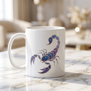 Café Taza Escorpión Celestial Línea de Lujo Arte