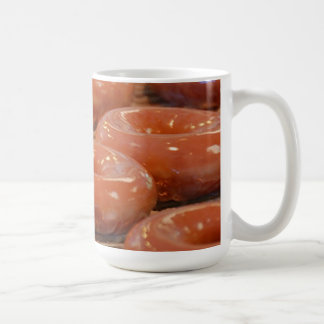 Café taza esmaltada de los anillos de espuma