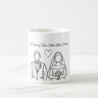 Café taza especial para pareja de recién casados