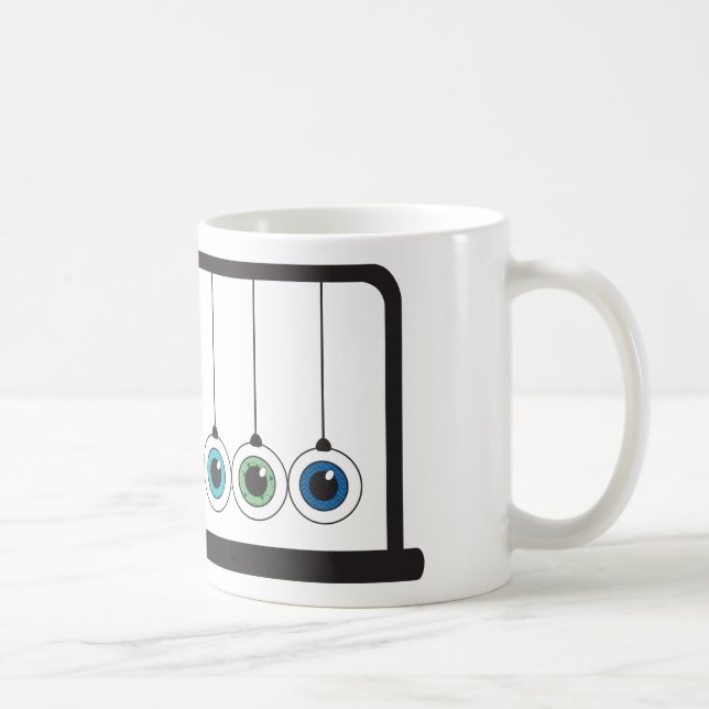 Café Taza espectacular de la cuna de Newton (Derecha)