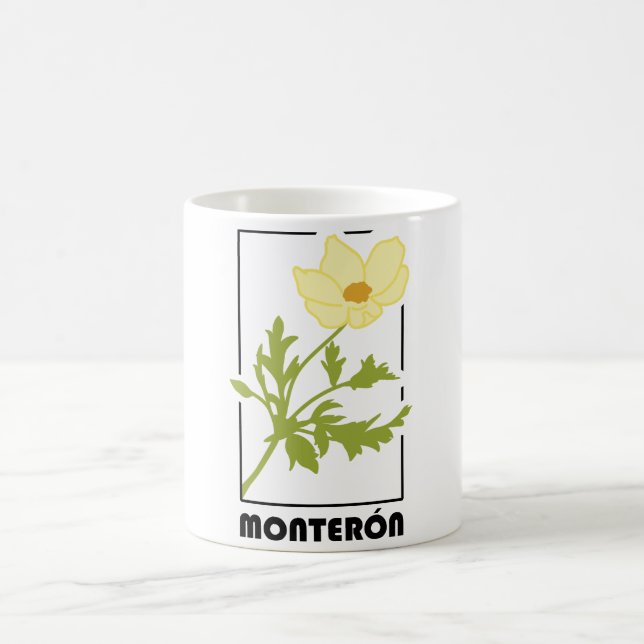 Café Taza estampado de flor Monterón (Centro)