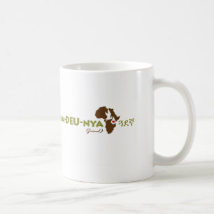Café Taza etíope de la adopción del "amigo"