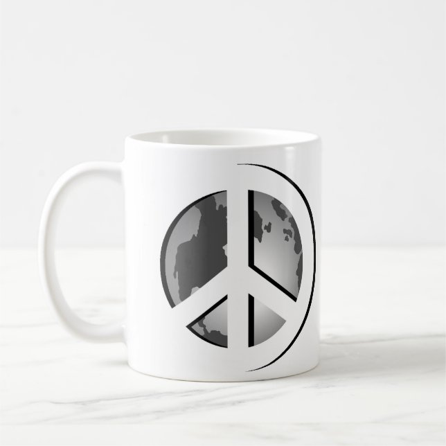 Café Taza evasiva de la paz (Izquierda)