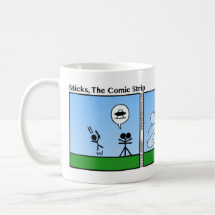 Café Taza extranjera divertida de Stickman del