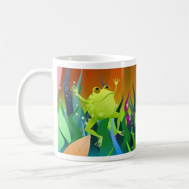 Café Taza fabulosa de la rana (Izquierda)
