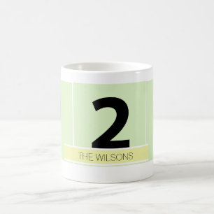 Café taza familiar de instagram de tres fotos diy