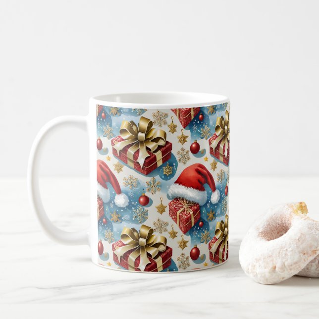 Café Taza Familiar de Navidad (Con donut)