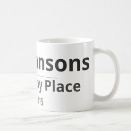 Café Taza Familiar Personalizada – Nombre de Familia Pe