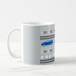 Café Taza fea del coche de Turbo del navidad