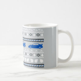 Café Taza fea del coche de Turbo del navidad