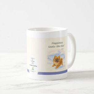 Café Taza Felicidad Sueños de Cachorro por Tina Tran
