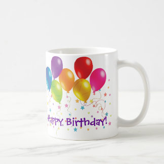 Café Taza feliz alegre estupenda de Bitrhday