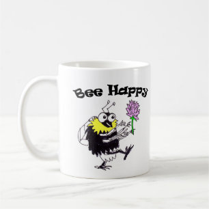 Café Taza feliz de la abeja