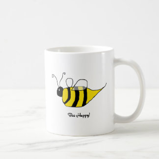 Café Taza feliz de la abeja