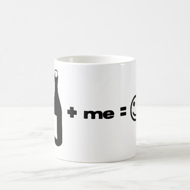 Café Taza feliz de la ecuación (Centro)