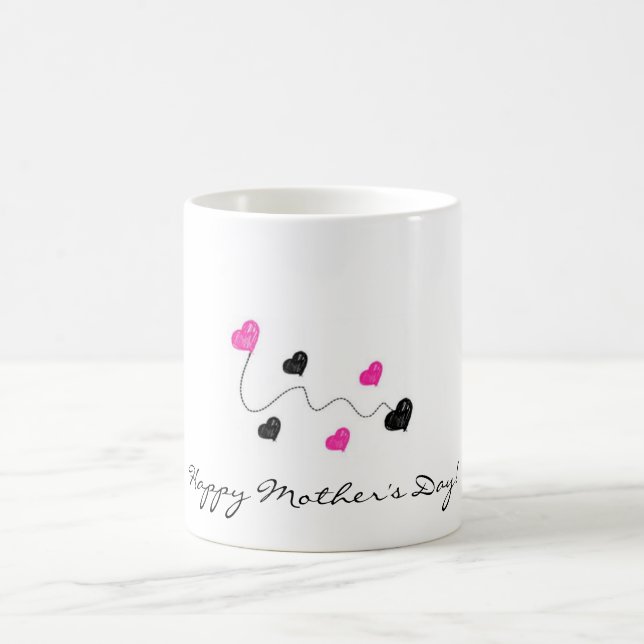 Café Taza feliz del día de madre (Centro)
