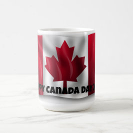Café Taza Feliz Día de Canadá