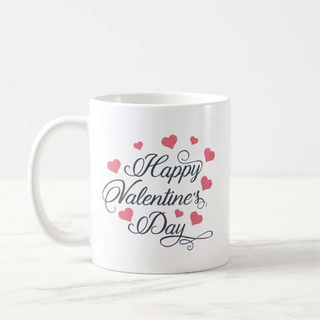 Café Taza Feliz Día de San Valentín (Izquierda)