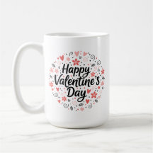 Taza Feliz Día de San Valentín Regalo para Novia