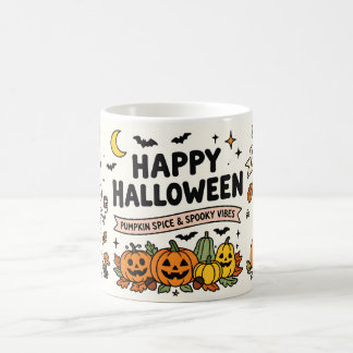 Café Taza Feliz Halloween | Especias de Calabaza | Vibr