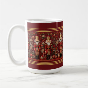 Café Taza festiva de Navidad del Cascanueces