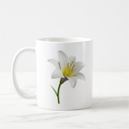 Café Taza floral de energía despertadora
