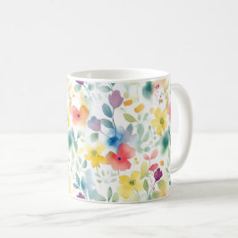 Café Taza Flores de Primavera Watersolor