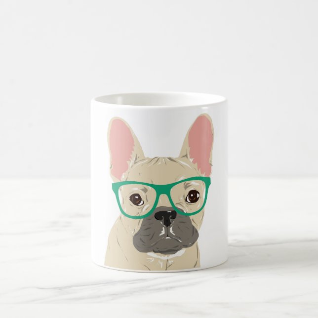 Café Taza francesa de los vidrios que lleva (Centro)