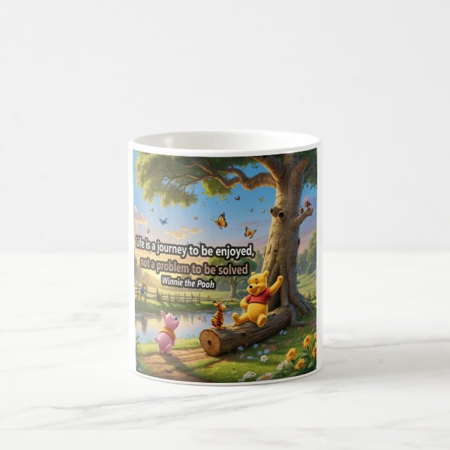 Café Taza Frase Infantil de Winnie the Pooh (Centro)