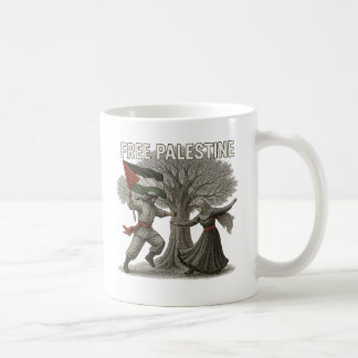 Café Taza Free Palestina – Raíces de Resistencia