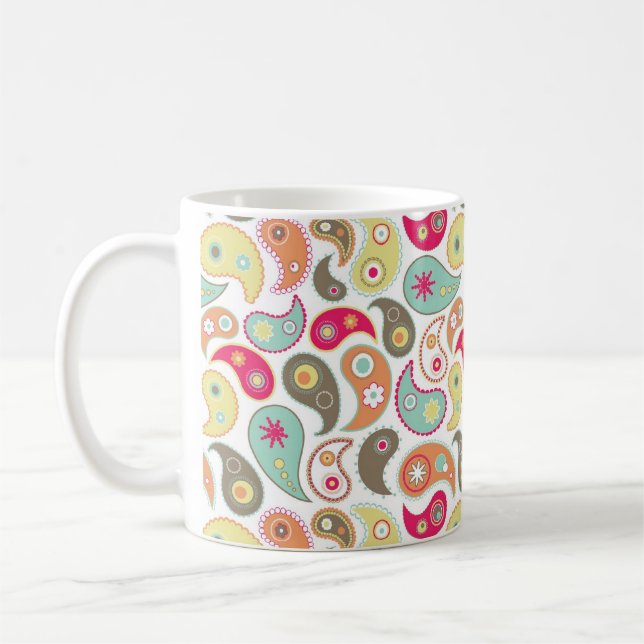 Café Taza fresca de Paisley (Izquierda)