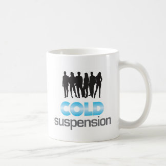 Café Taza fría de la suspensión