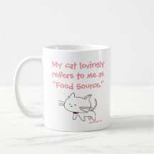 Taza "Fuente de comida" para gatos