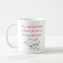 Café Taza "Fuente de comida" para gatos