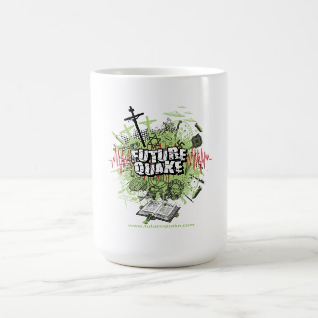 Café Taza futura de los "temas" del temblor (Centro)