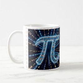 Café Taza futurista π – Regalo del día de Pi 14 de marz