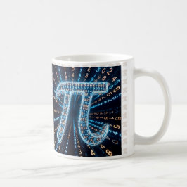 Café Taza futurista π – Regalo del día de Pi 14 de marz