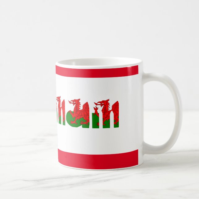 Café taza galés de los mams (Derecha)