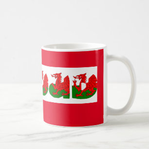 Café taza galés de los papás