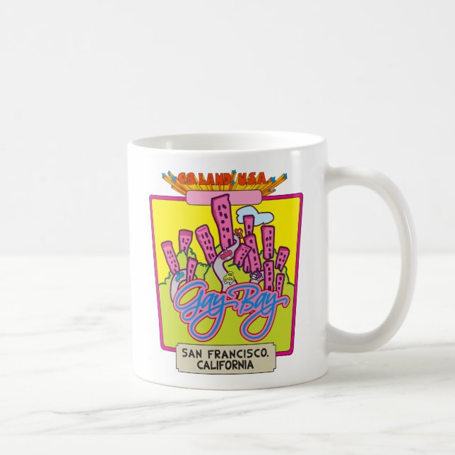 Café Taza gay de la bahía (Derecha)