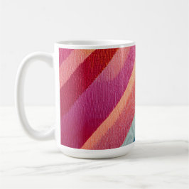 Café Taza geométrica abstracta de la mañana Kaleidoscop