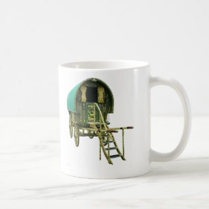 Café taza gitana de la caravana