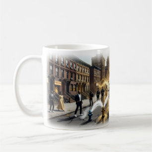 Café Taza Gloria Urbana de la Banda de Bronce de Golden
